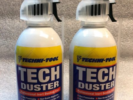TECHNI-TOOL 10 OZ. COMPRESSED AIR DUSTER P/N 758OZ134 *LOT OF 2*