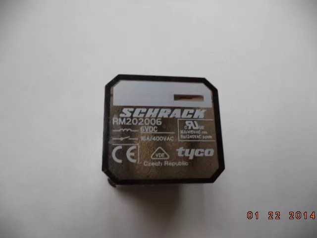 Schrack Electromechanical Relay RM202-006 16A 6VDC 32OHM